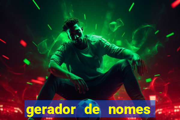 gerador de nomes para jogos